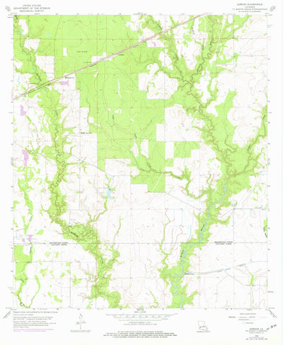 United States Geological Survey Gordon, LA (1956, 24000-Scale) digital map
