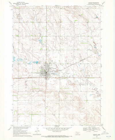 United States Geological Survey Gordon, NE (1969, 24000-Scale) digital map