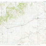 United States Geological Survey Gordon, NE-SD (1985, 100000-Scale) digital map