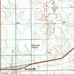 United States Geological Survey Gordon, NE-SD (1985, 100000-Scale) digital map