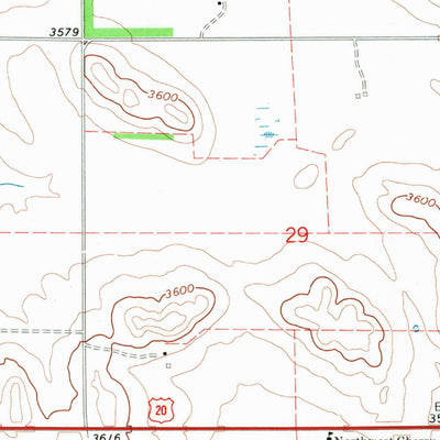 United States Geological Survey Gordon SE, NE (1969, 24000-Scale) digital map