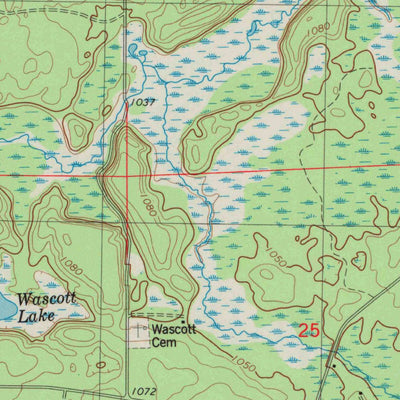 United States Geological Survey Gordon, WI (1982, 24000-Scale) digital map