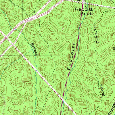 United States Geological Survey Gordonsburg, TN (1951, 24000-Scale) digital map