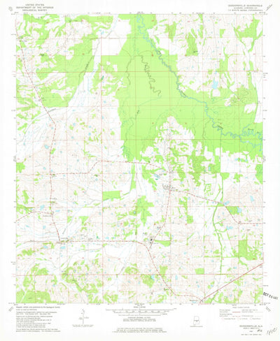 United States Geological Survey Gordonsville, AL (1981, 24000-Scale) digital map