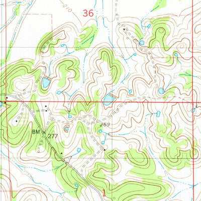 United States Geological Survey Gordonsville, AL (1981, 24000-Scale) digital map