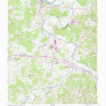 United States Geological Survey Gordonsville, TN (1962, 24000-Scale) digital map