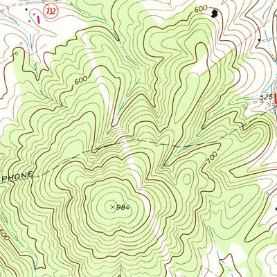 United States Geological Survey Gordonsville, VA (1970, 24000-Scale) digital map