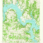 United States Geological Survey Gordonville, TX-OK (1958, 62500-Scale) digital map