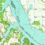 United States Geological Survey Gordonville, TX-OK (1958, 62500-Scale) digital map