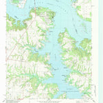 United States Geological Survey Gordonville, TX-OK (1982, 24000-Scale) digital map