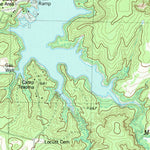 United States Geological Survey Gordonville, TX-OK (1982, 24000-Scale) digital map
