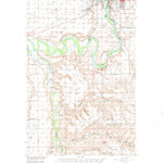 United States Geological Survey Gore Hill, MT (1955, 62500-Scale) digital map