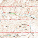 United States Geological Survey Gore Hill, MT (1955, 62500-Scale) digital map