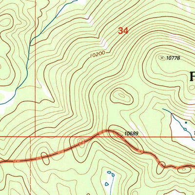 United States Geological Survey Gore Mountain, CO (2000, 24000-Scale) digital map