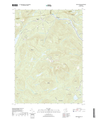 United States Geological Survey Gore Mountain, NY (2019, 24000-Scale) digital map