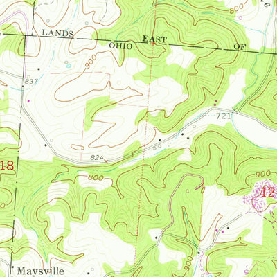 United States Geological Survey Gore, OH (1961, 24000-Scale) digital map