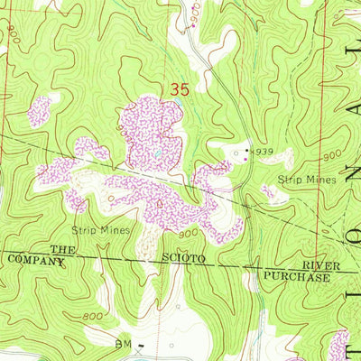 United States Geological Survey Gore, OH (1961, 24000-Scale) digital map