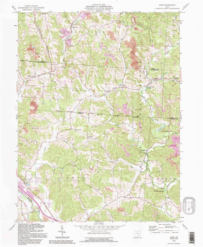 United States Geological Survey Gore, OH (1992, 24000-Scale) digital map