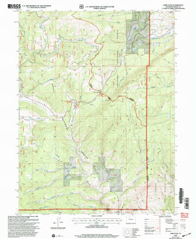 United States Geological Survey Gore Pass, CO (2000, 24000-Scale) digital map