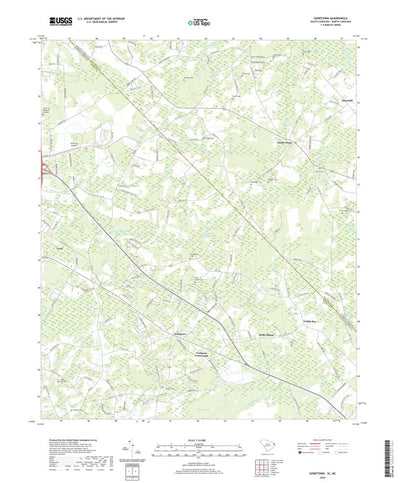 United States Geological Survey Goretown, SC (2020, 24000-Scale) digital map