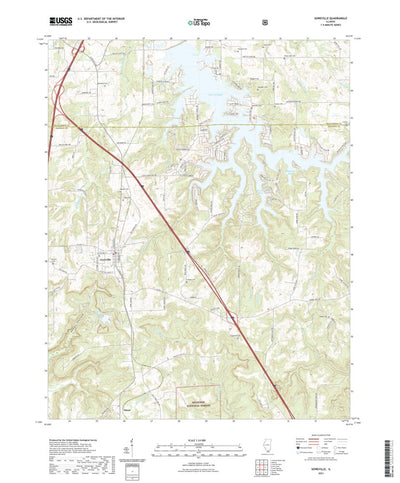United States Geological Survey Goreville, IL (2021, 24000-Scale) digital map