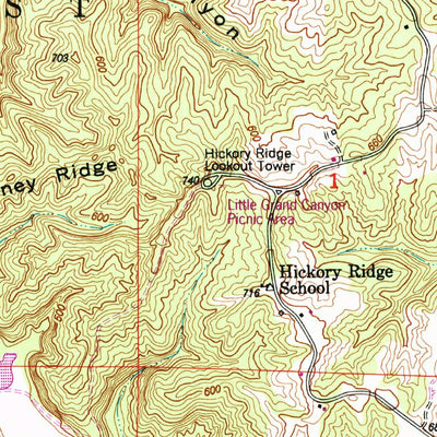United States Geological Survey Gorham, IL (1947, 24000-Scale) digital map