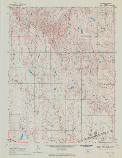 United States Geological Survey Gorham, KS (1967, 24000-Scale) digital map