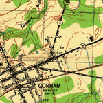 United States Geological Survey Gorham, ME (1944, 25000-Scale) digital map