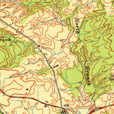 United States Geological Survey Gorham, ME (1950, 24000-Scale) digital map