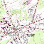 United States Geological Survey Gorham, ME (1957, 24000-Scale) digital map