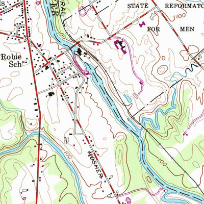 United States Geological Survey Gorham, ME (1957, 24000-Scale) digital map