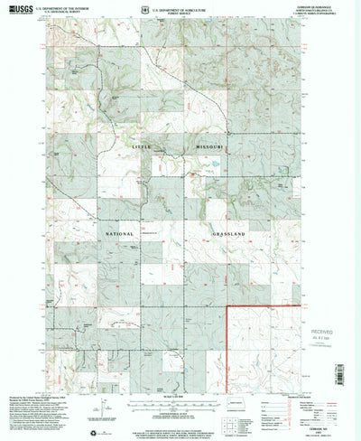United States Geological Survey Gorham, ND (1997, 24000-Scale) digital map
