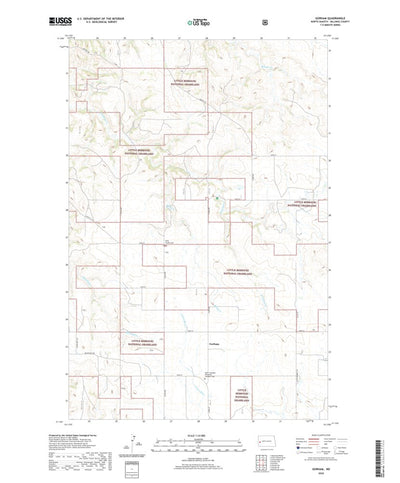 United States Geological Survey Gorham, ND (2020, 24000-Scale) digital map