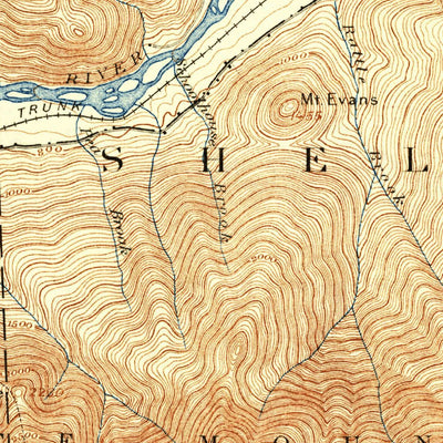 United States Geological Survey Gorham, NH-ME (1893, 62500-Scale) digital map
