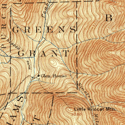 United States Geological Survey Gorham, NH-ME (1893, 62500-Scale) digital map