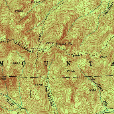 United States Geological Survey Gorham, NH-ME (1937, 62500-Scale) digital map
