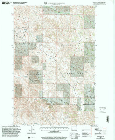 United States Geological Survey Gorham NW, ND (1997, 24000-Scale) digital map