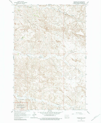 United States Geological Survey Gorham SW, ND (1963, 24000-Scale) digital map