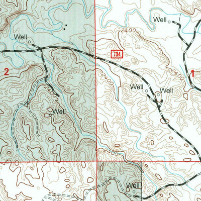 United States Geological Survey Gorham SW, ND (1997, 24000-Scale) digital map
