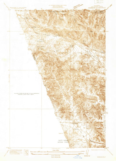 United States Geological Survey Gorman, CA (1933, 24000-Scale) digital map
