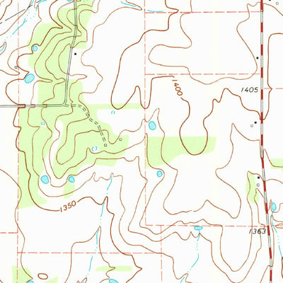 United States Geological Survey Gorman, TX (1968, 24000-Scale) digital map