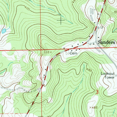 United States Geological Survey Goshen, AL (1968, 24000-Scale) digital map