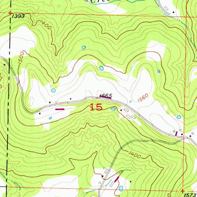 United States Geological Survey Goshen, AR (1958, 24000-Scale) digital map