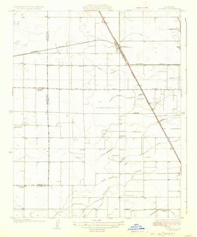 United States Geological Survey Goshen, CA (1926, 31680-Scale) digital map