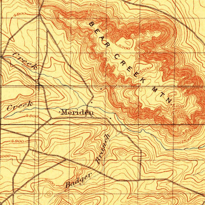 United States Geological Survey Goshen Hole, WY-NE (1899, 125000-Scale) digital map