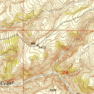 United States Geological Survey Goshen, ID (1952, 24000-Scale) digital map