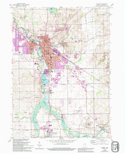 United States Geological Survey Goshen, IN (1959, 24000-Scale) digital map