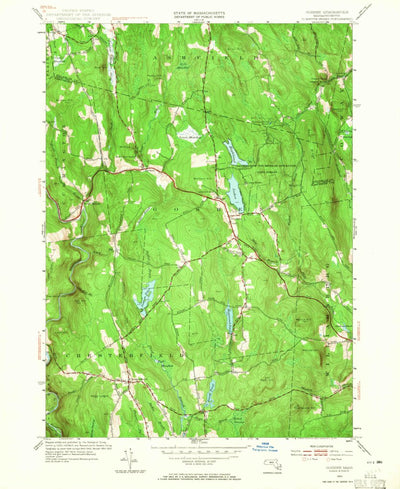 United States Geological Survey Goshen, MA (1955, 24000-Scale) digital map