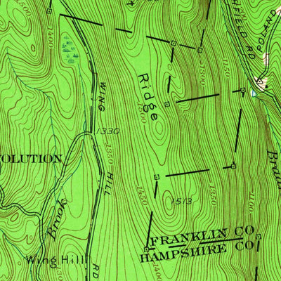 United States Geological Survey Goshen, MA (1955, 24000-Scale) digital map