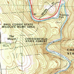 United States Geological Survey Goshen, MA (1990, 25000-Scale) digital map